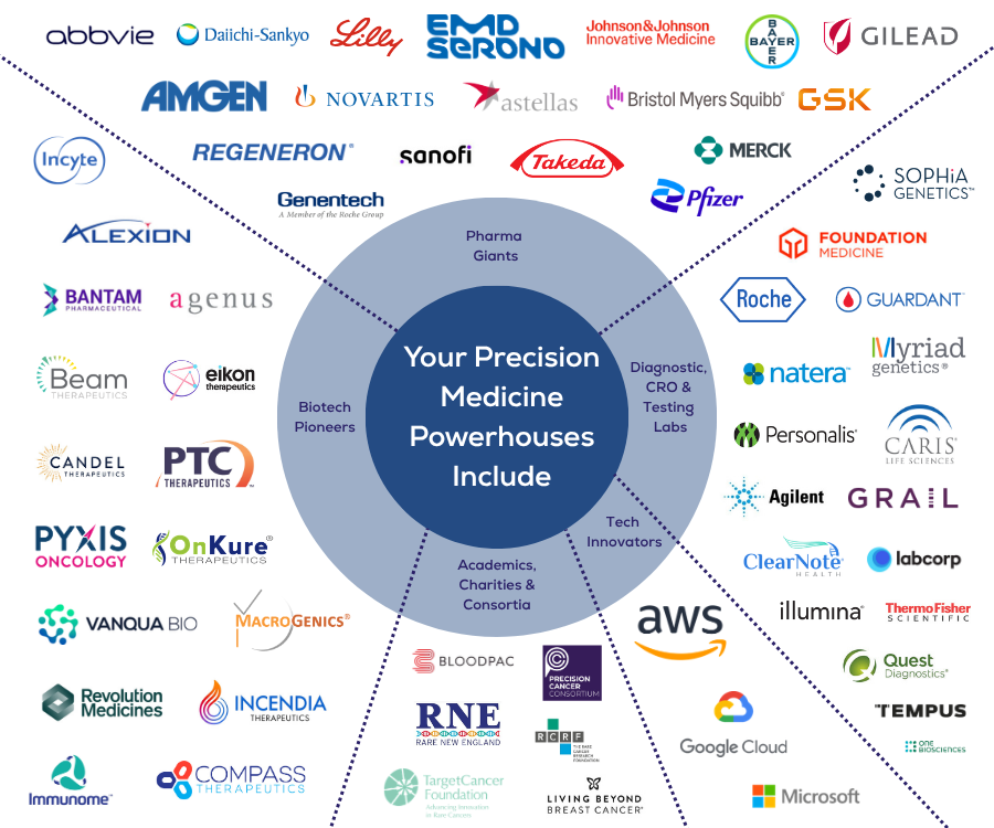 Precision Medicine Companies Diagram - 16th Clinical Biomarkers & CDx Summit